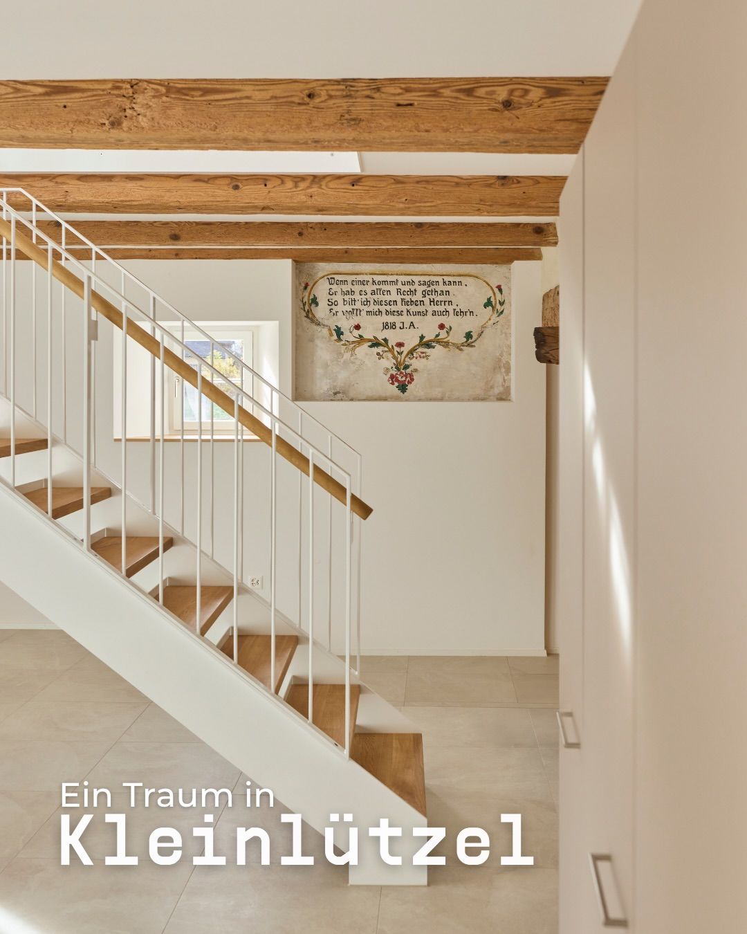 Instagram-Beitrag: 4.5-Zimmer-Maisonette in Kleinlützel mit privatem Gartenbereich
